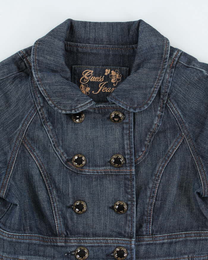 Vintage Y2k 00s Guess Jeans Short Sleeve Denim Jacket - S