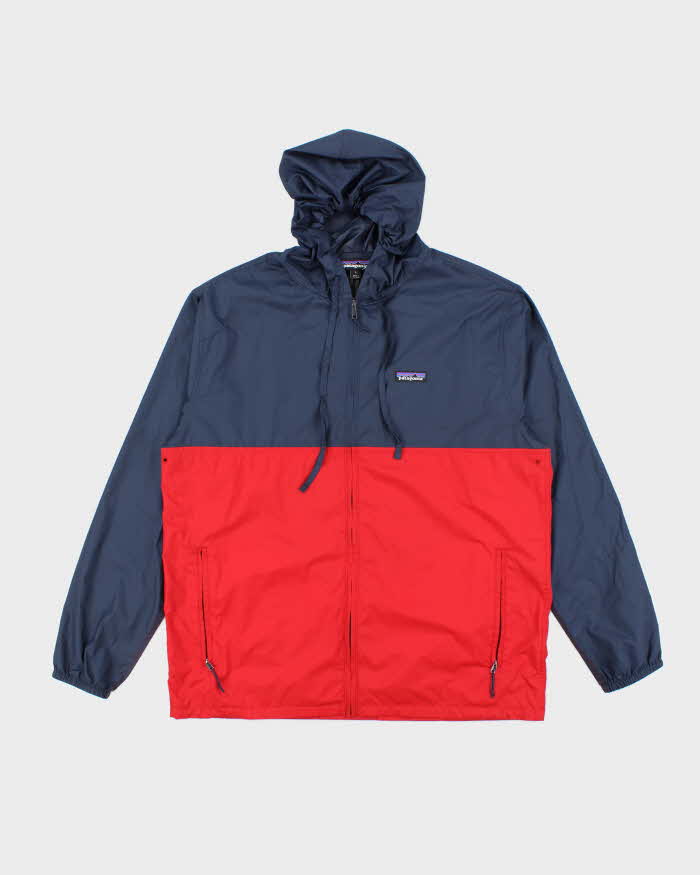 Vintage 2000's Patagonia Two Tone Hooded Windbreaker Jacket - L