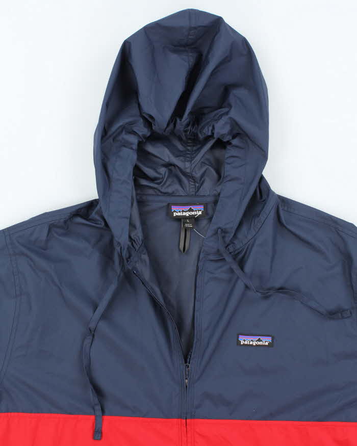Vintage 2000's Patagonia Two Tone Hooded Windbreaker Jacket - L