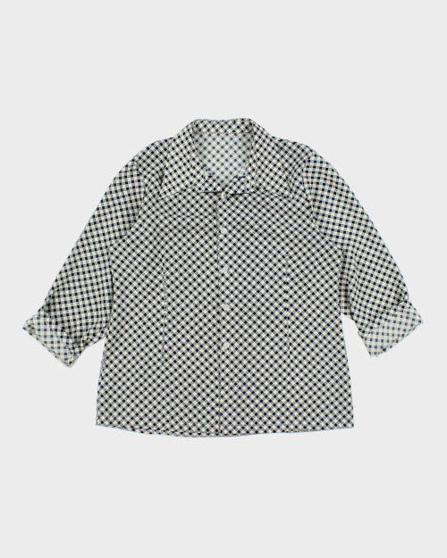 Vintage 70s Check Shirt - L