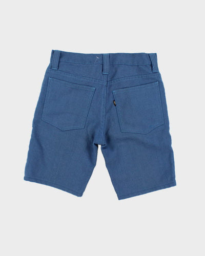 Vintage 70s Levi's Sta-Prest Black Tab Blue Shorts - W25