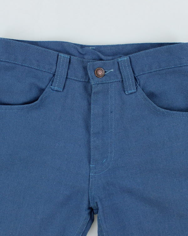 Vintage 70s Levi's Sta-Prest Black Tab Blue Shorts - W25
