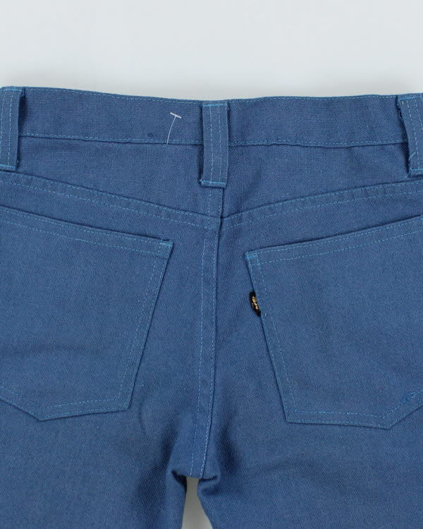 Vintage 70s Levi's Sta-Prest Black Tab Blue Shorts - W25