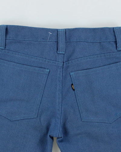 Vintage 70s Levi's Sta-Prest Black Tab Blue Shorts - W25
