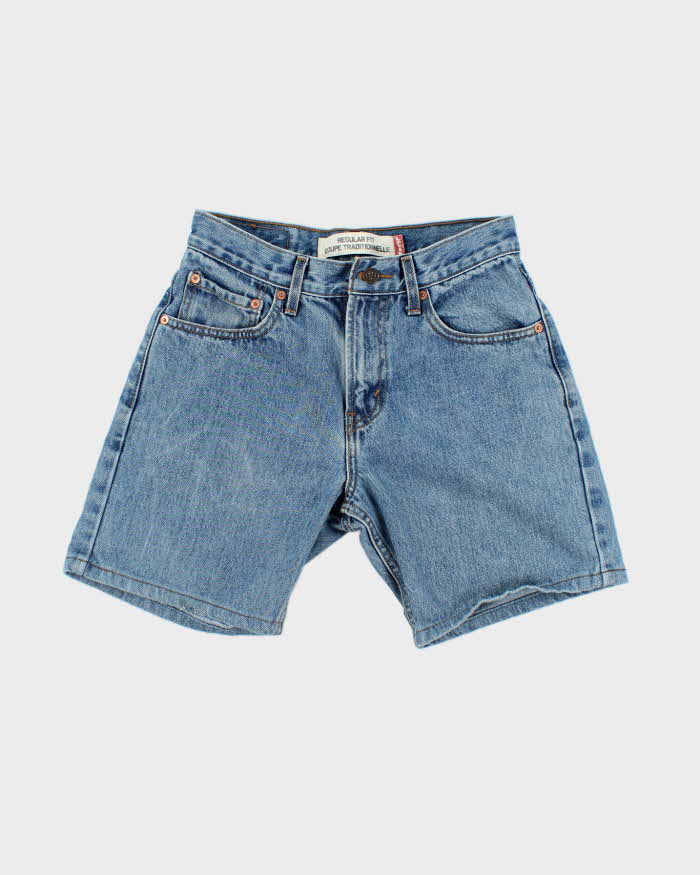 Short En Jean Noir LEVI'S Femme – Taille S (W28) – Occasion Parfait état