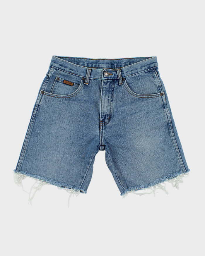 Wrangler Men's Denim Shorts, Made in USA, Size W34 cotton gray type Vintage Second Hand