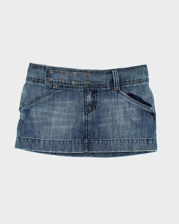 Y2k 00s Roxy Denim Mini Skirt - M – Rokit