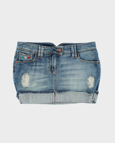 Y2k 00s Jeans West Denim Skirt - S