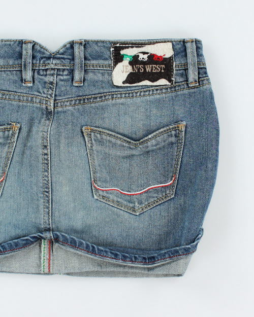 Y2k 00s Jeans West Denim Skirt - S