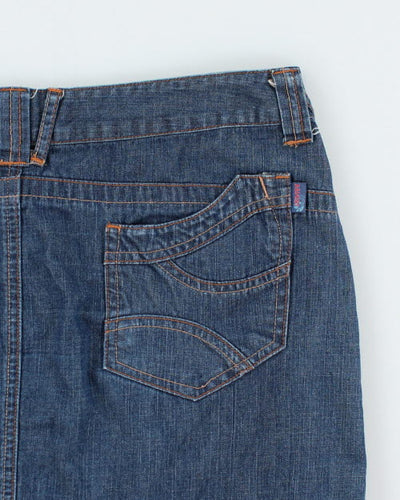 Y2k 00s Baleno Denim Skirt - L
