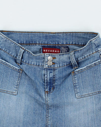 Y2k 00s Nevada Denim Skirt - S