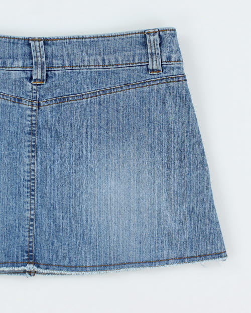Y2k 00s Nevada Denim Skirt - S