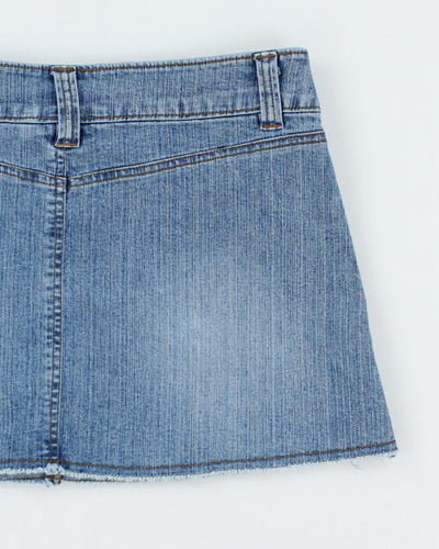 Y2k 00s Nevada Denim Skirt - S