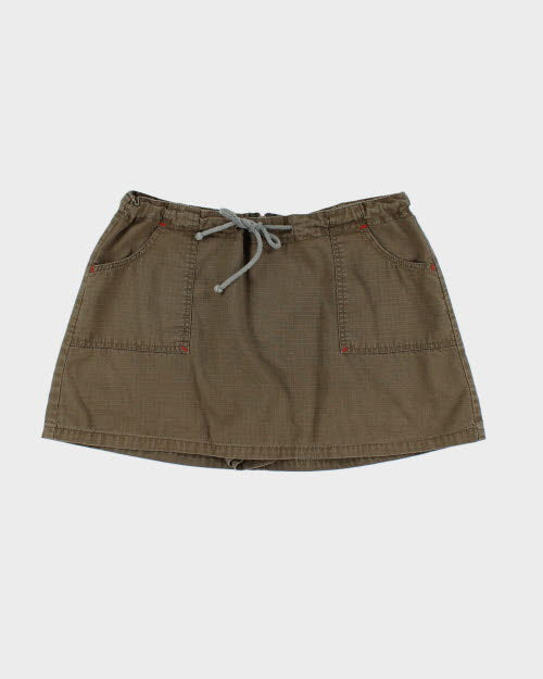 Y2k 00s 725 Khaki Skirt - M