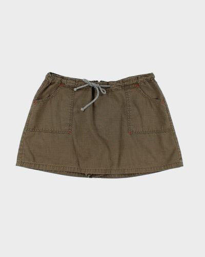 Y2k 00s 725 Khaki Skirt - M