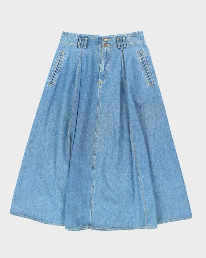 Vintage 90s Liz Wear Denim Skirt XS
