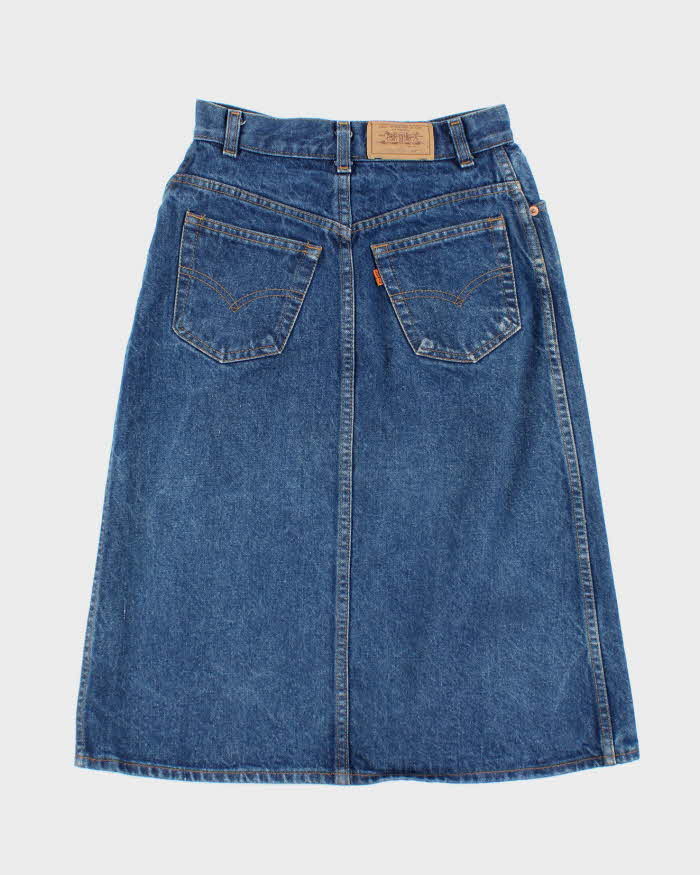Vintage Levi's Orange Tab Denim Skirt - XS