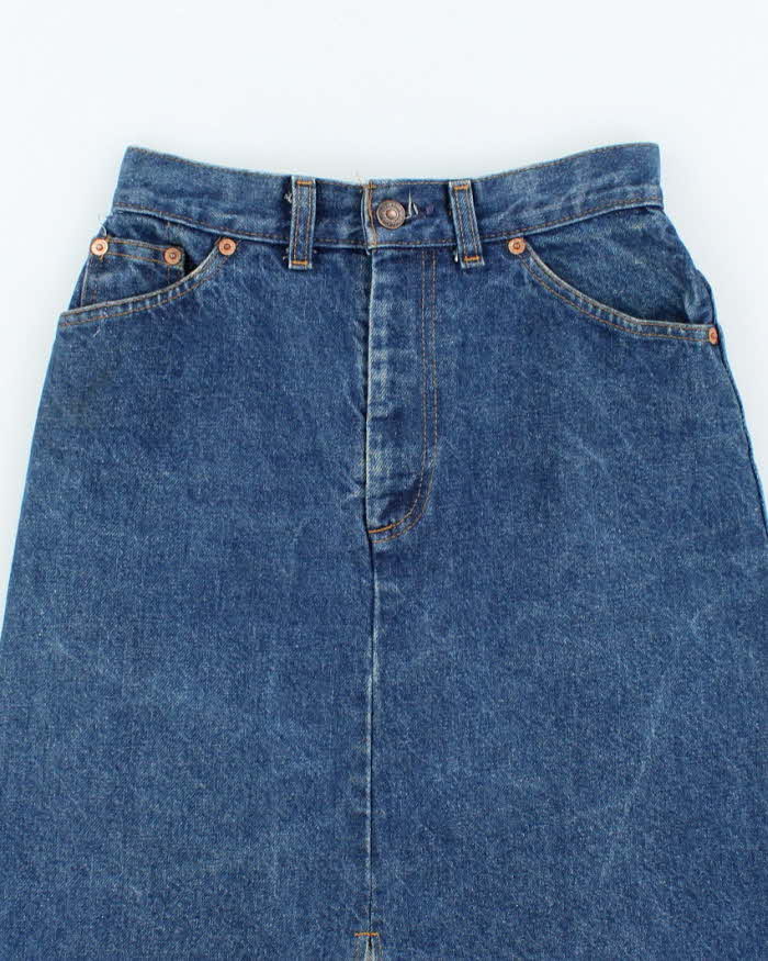 Vintage Levi's Orange Tab Denim Skirt - XS