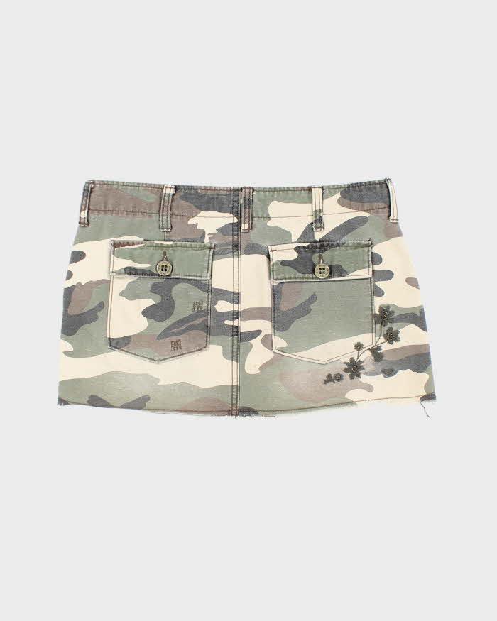 Vintage Y2k 00s Roxy Camouflage Mini Skirt - XS