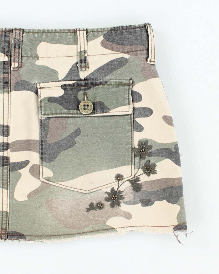 Vintage Y2k 00s Roxy Camouflage Mini Skirt - XS