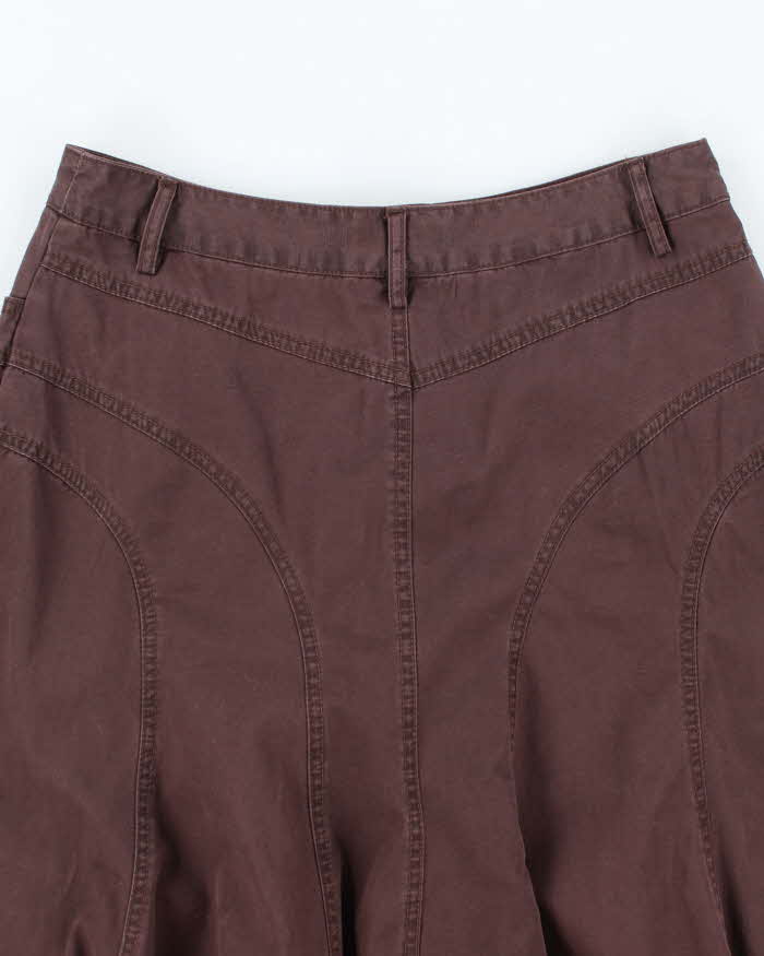 Vintage Y2k 00s Mossimo Brown Denim Skirt - S