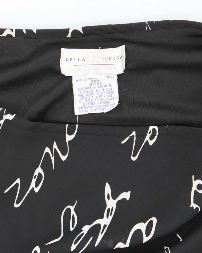 Vintage 90s Della Spiga Handkerchief Hem Skirt - S