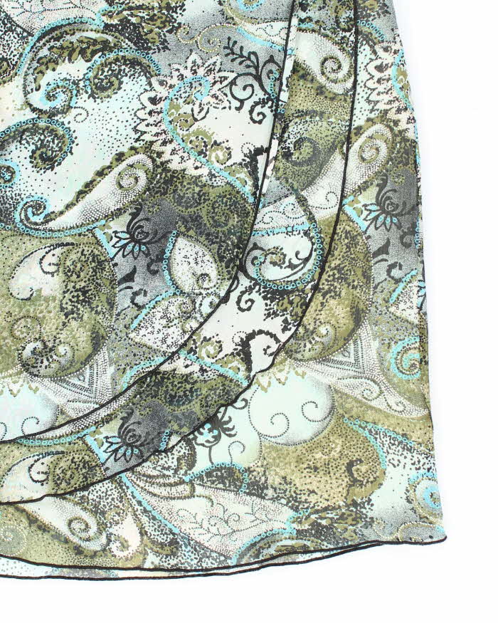 Vintage Y2k 00s Cleo Paisley Pattern Skirt - XS