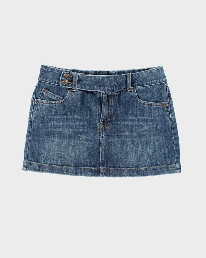 Y2k 00s Jacob Denim Mini Skirt - W28