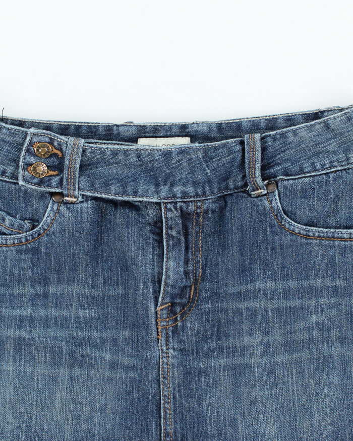 Y2k 00s Jacob Denim Mini Skirt - W28