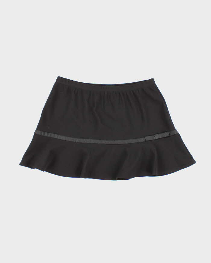 Vintage Y2k 00s Byerwear Black Mini Skirt - XL