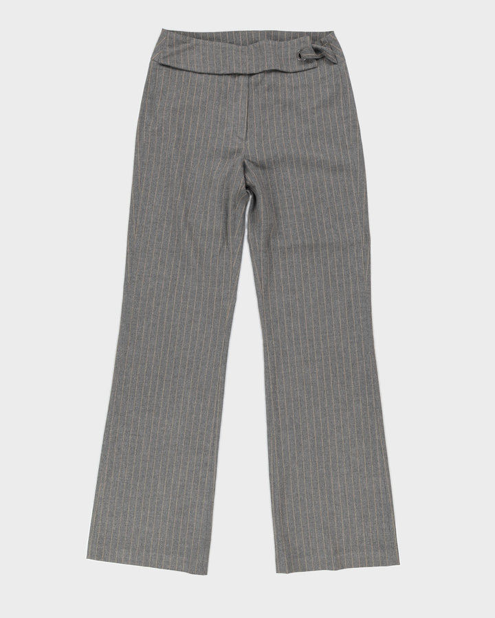 Vintage 90s Jones Grey Pinstripe Two Piece Suit - S