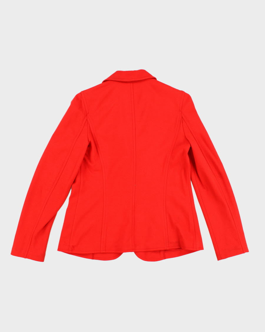 Womens Orange Armani Blazer - 8/M