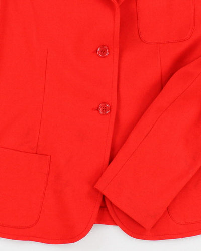 Womens Orange Armani Blazer - 8/M