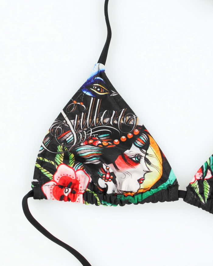 Vintage Y2k 00s Sullen Angels Bikini Top - S