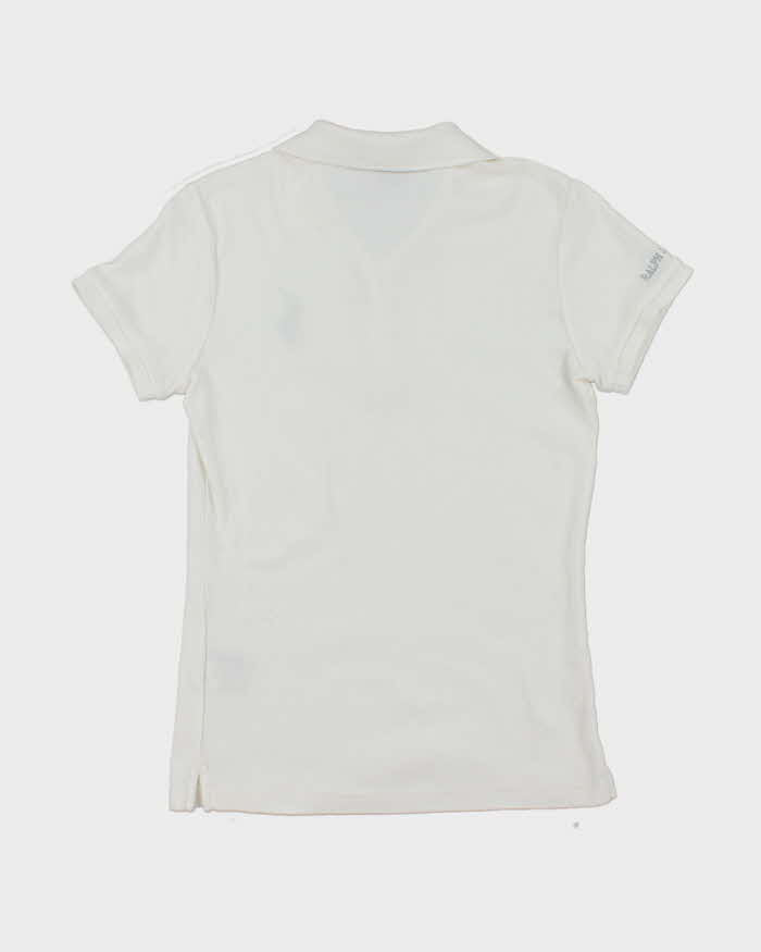 Vintage Y2K Ralph Lauren Slim Fit Big Horse Embroidered Polo Shirt - S