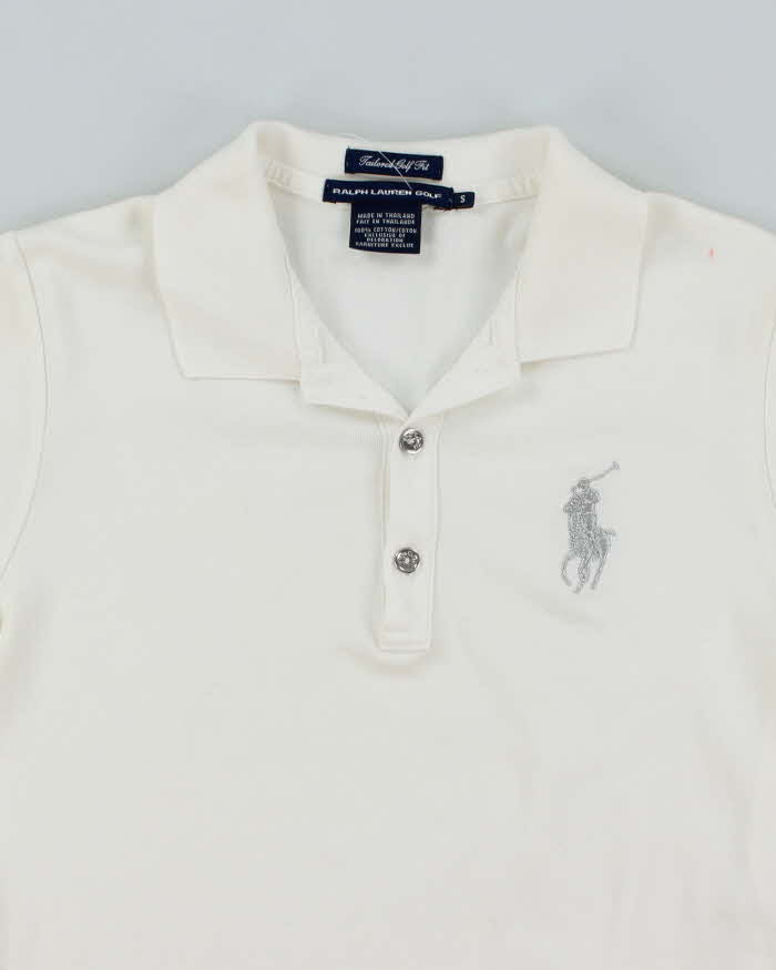 Vintage Y2K Ralph Lauren Slim Fit Big Horse Embroidered Polo Shirt - S