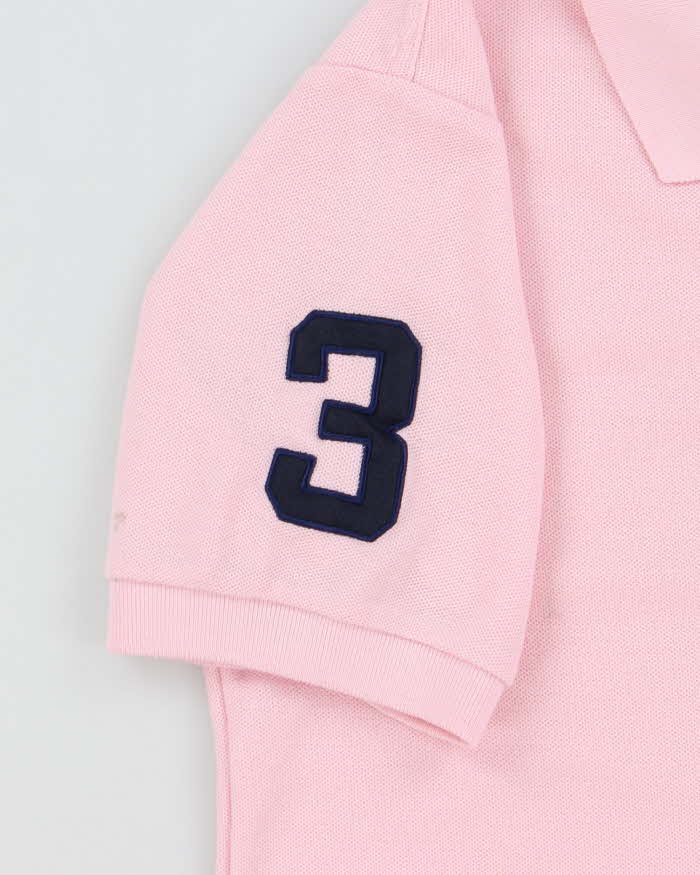 Vintage Y2K Polo Sport Big Horse Embroidered Polo Shirt - S