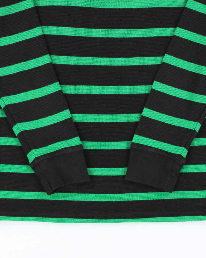 Vintage 2000's Ralph Lauren Waffle Striped Long Sleeve T-Shirt - XL