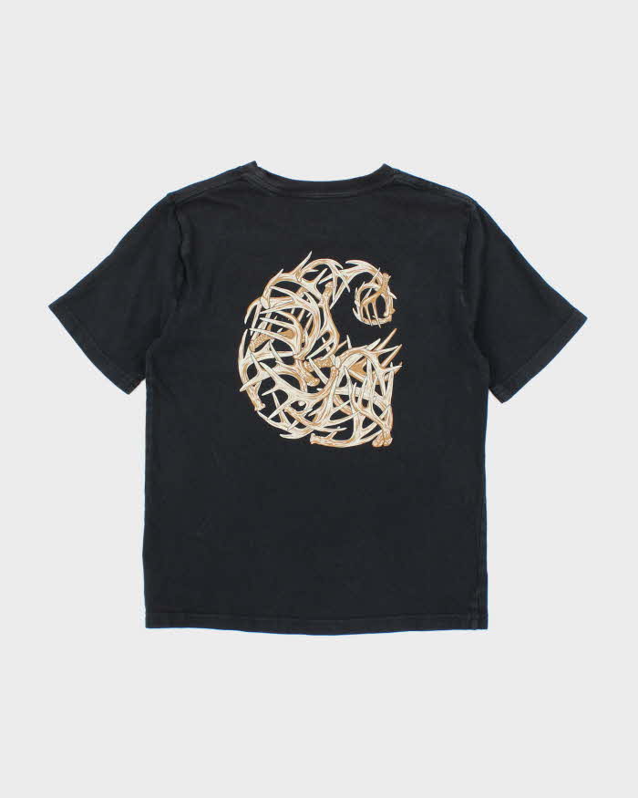 Vintage Y2K Carhartt Graphic Baby Fit T-Shirt - S