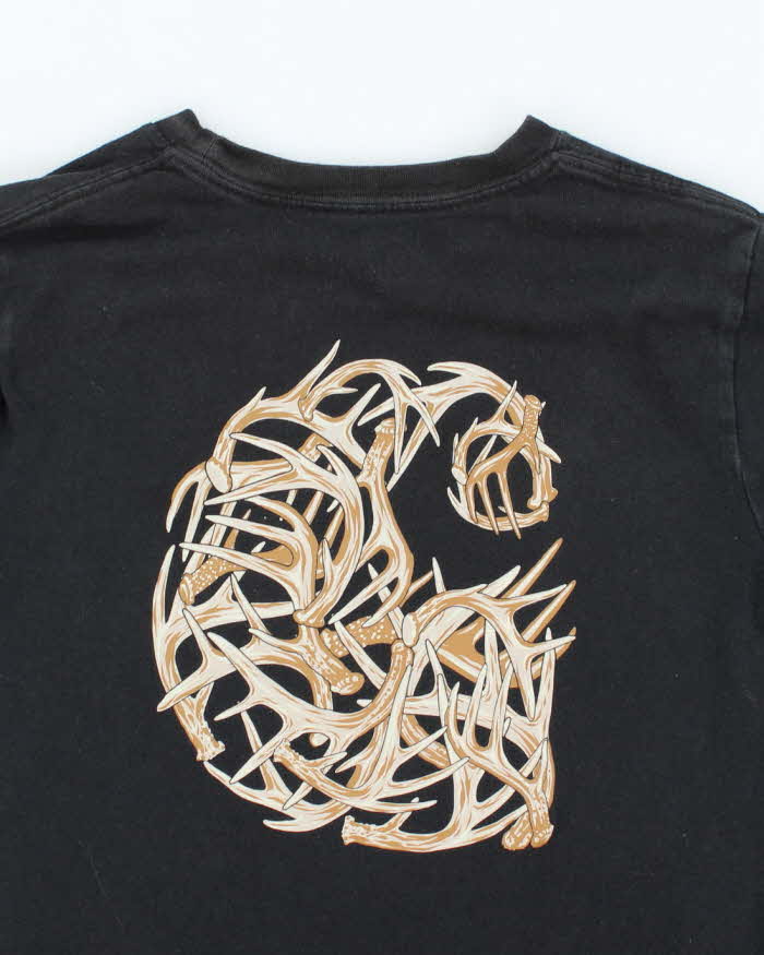 Vintage Y2K Carhartt Graphic Baby Fit T-Shirt - S