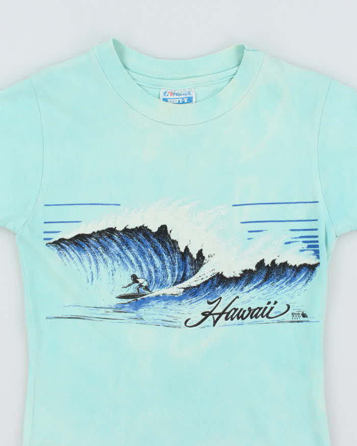 Vintage 80's Hawaii Surfer Single Stitch Graphic T-Shirt - L
