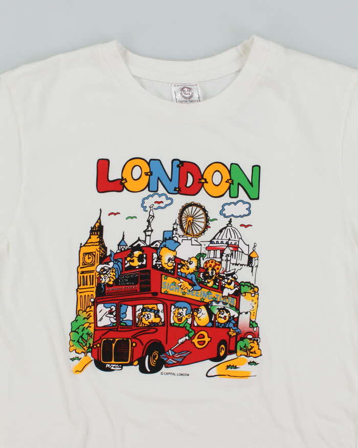Vintage 2000's London Souvenir Baby Fit T-Shirt - S