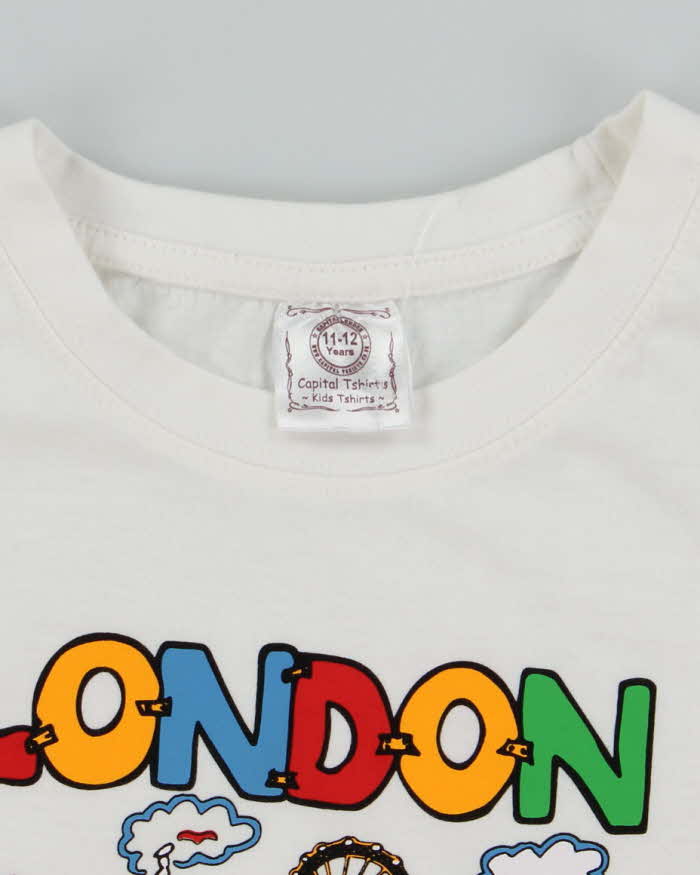 Vintage 2000's London Souvenir Baby Fit T-Shirt - S