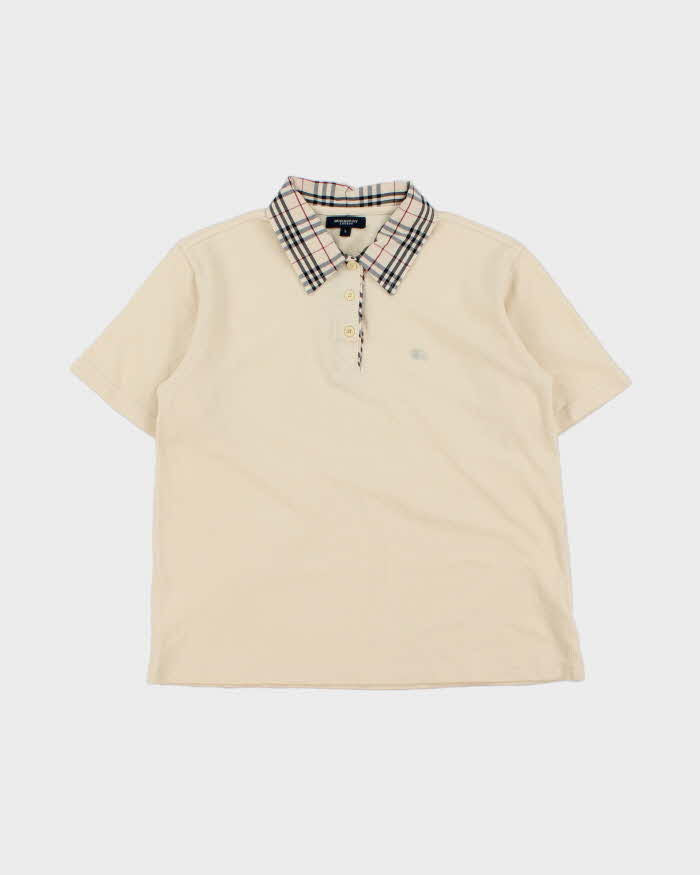 Vintage Y2K 00s Burberry Nova Check Boxy Short Sleeve Polo Shirt