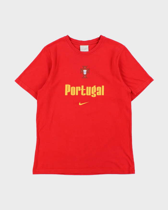 Vintage 2002 Y2K Nike Portugal Futebol #9 Pauleta Heavyweight