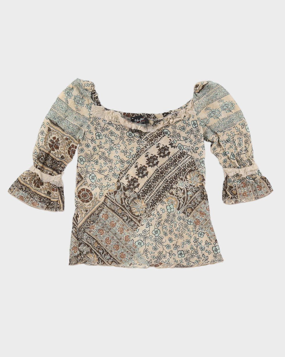Vintage Paris Floral Top main image 1