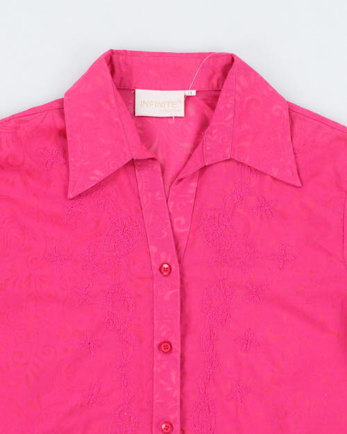 Y2k 00s Infinite Floral Shirt - XL