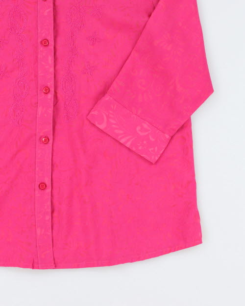 Y2k 00s Infinite Floral Shirt - XL