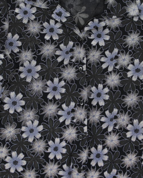 Vintage 90s Cotton Ginny Sheer Blouse - M