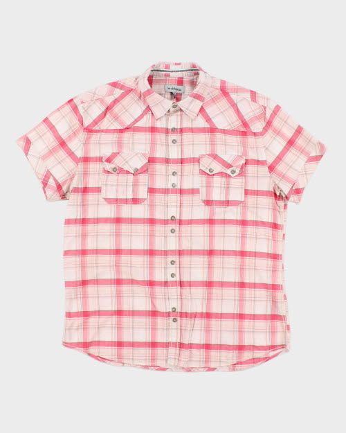 Y2k 00s Le Chateau Check Shirt - L